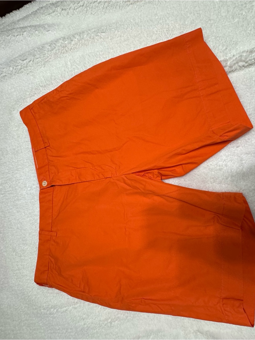 Ralph Lauren Orange Flat-Front Men's Shorts